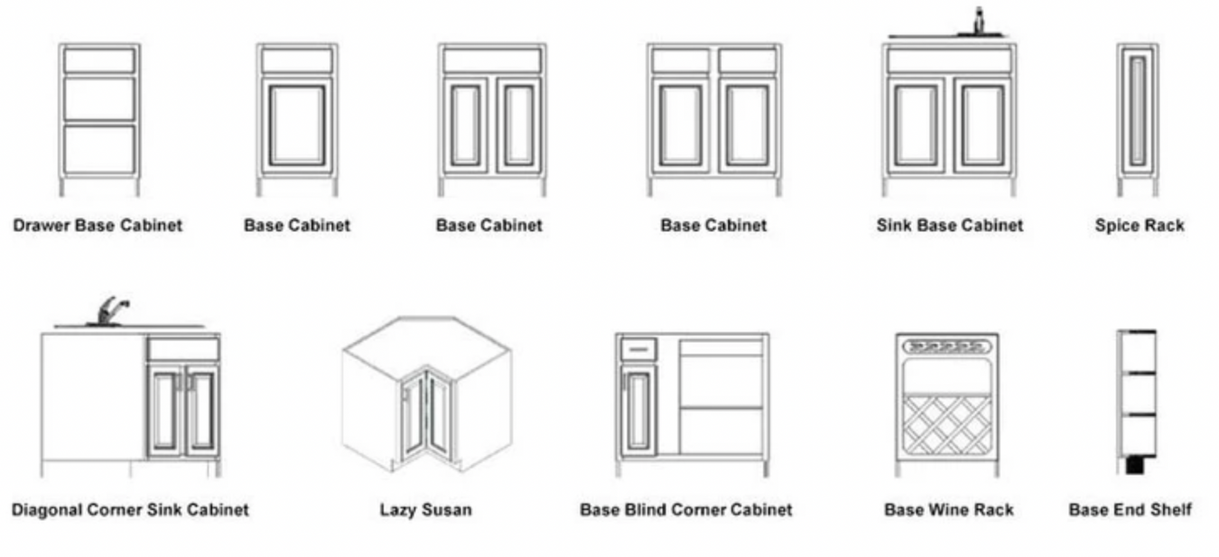 Aurora Base Cabinets