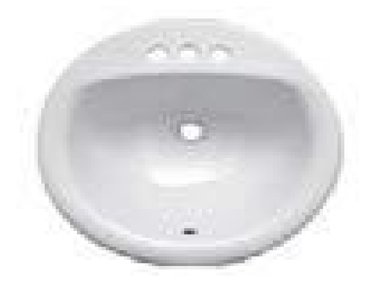 Bathroom Sinks - Drop-in Sink, Round C274