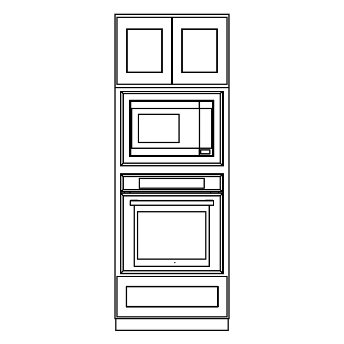 Microwave Oven 1 Drawer & 2 Doors