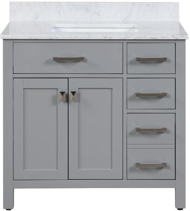 Roma Gray Bathroom Cabinet