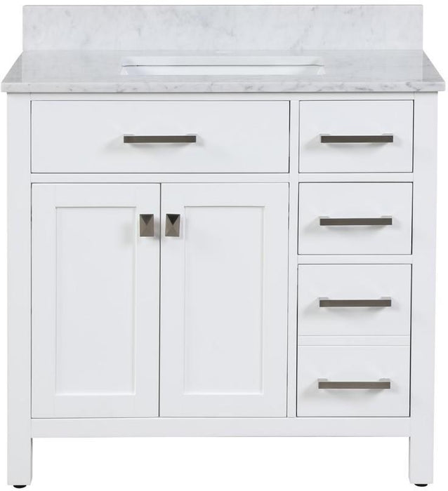 Roma White Bathroom Cabinet