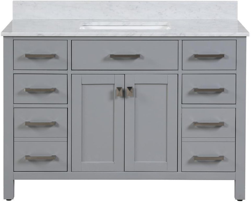 Roma Gray Bathroom Cabinet