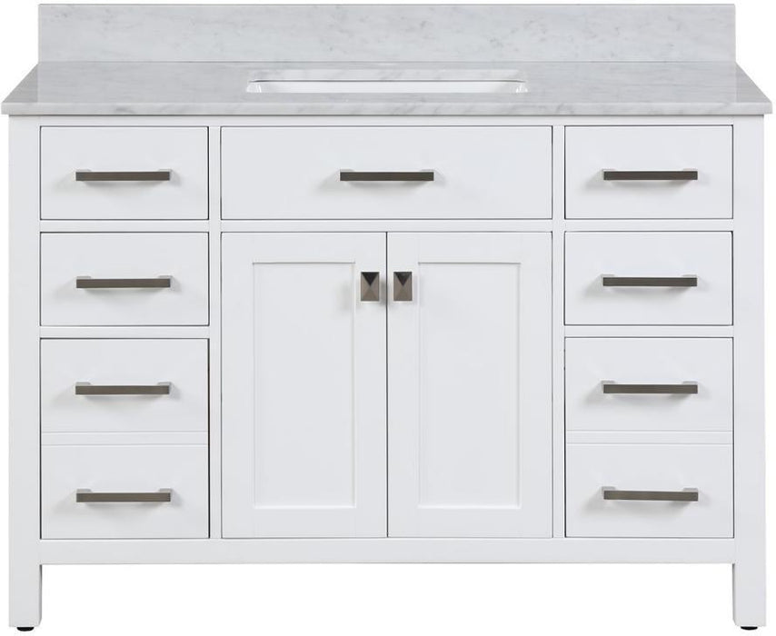 Roma White Bathroom Cabinet