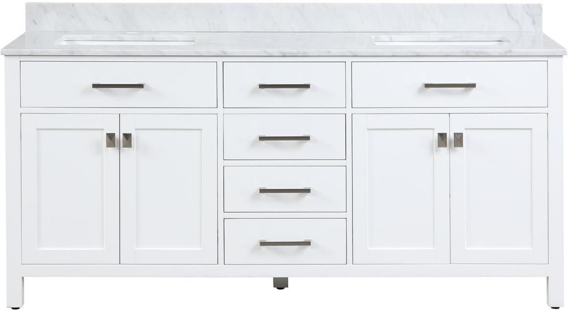 Roma White Bathroom Cabinet