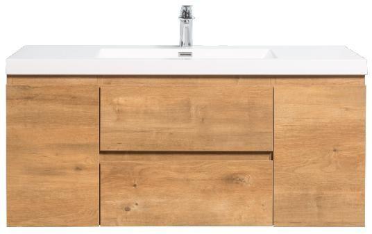 Angela F. Oak Bathroom Cabinet