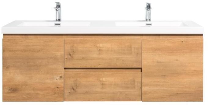 Angela F. Oak Bathroom Cabinet