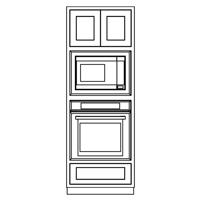 Microwave Oven 1 Drawer & 2 Doors