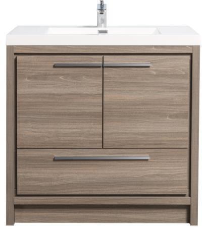 Allier Maple Gray Bathroom Cabinet