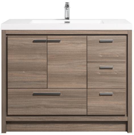 Allier Maple Gray Bathroom Cabinet