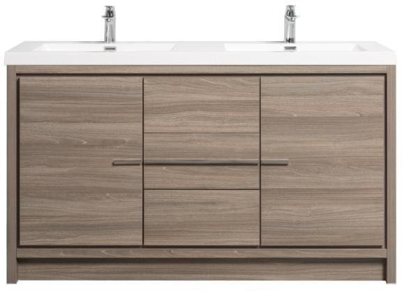 Allier Maple Gray Bathroom Cabinet