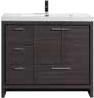 Allier M Black Bathroom Cabinet