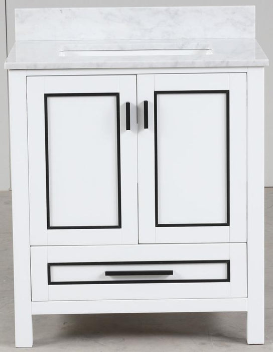 Venice White Bathroom Cabinet