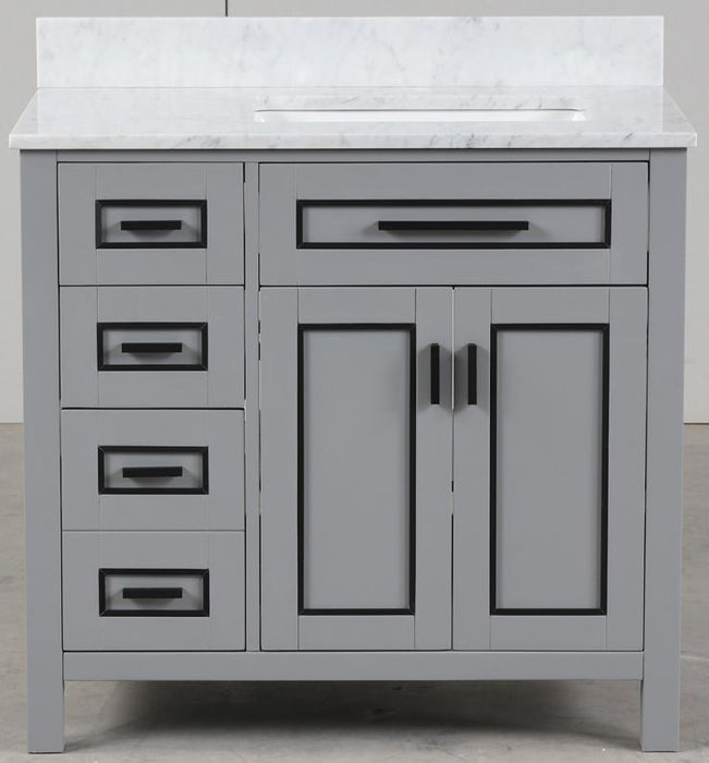 Venice Gray Bathroom Cabinet