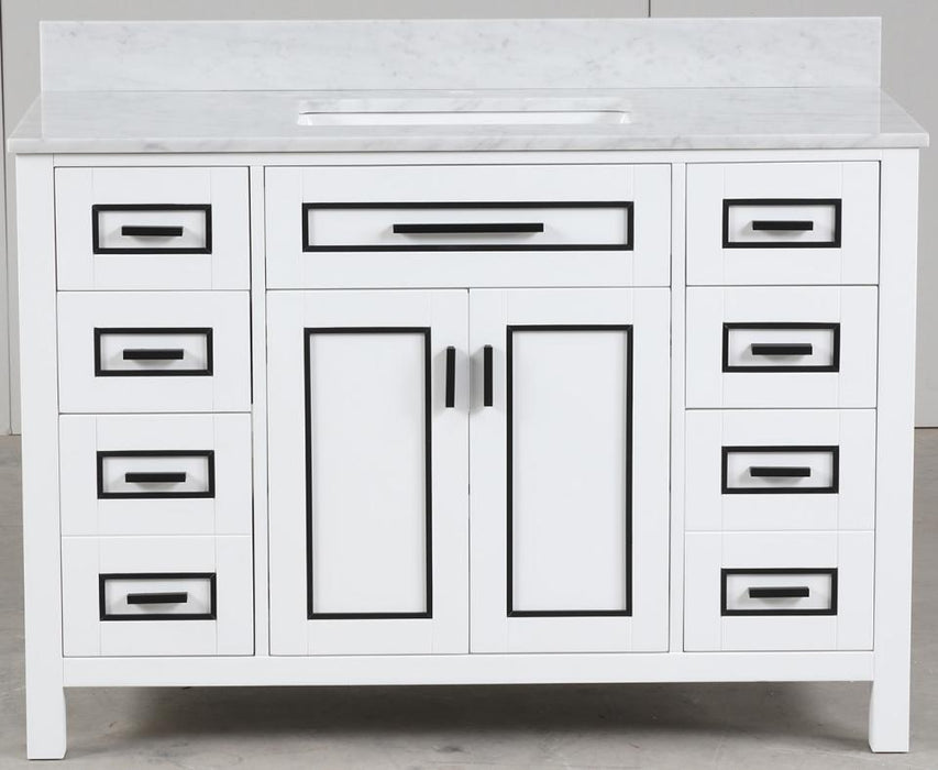 Venice White Bathroom Cabinet