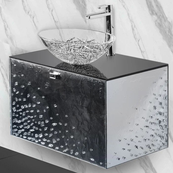 Luxury Crystal Wallmount Bathroom Vanity