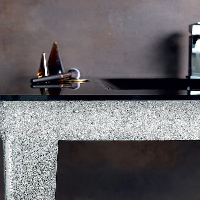 Spark Luxury Crystal Silver Bathroom Console