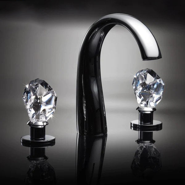 Lux Crystal 3-hole Bathroom Faucet