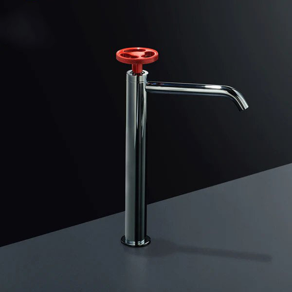 Country High Bathroom Faucet | Polished Chrome